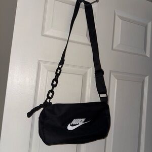 Nike Black and White Crossbody Bag Versatile Design